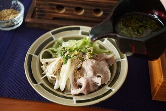 レタス買ったら「レタス豚しゃぶ青じそ酢じょうゆだれ」にしてー！「無限にイケる」うんまい食べ方のイメージ画像