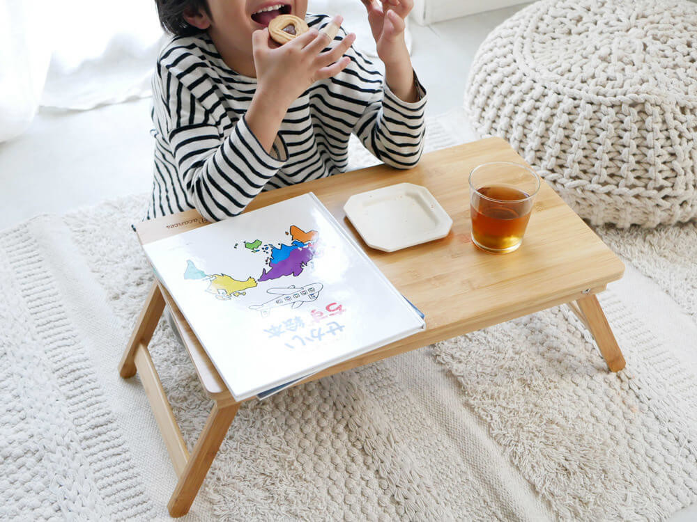 椅子からくつろぎのフラットな「床座生活」へ！上質な竹で作られた