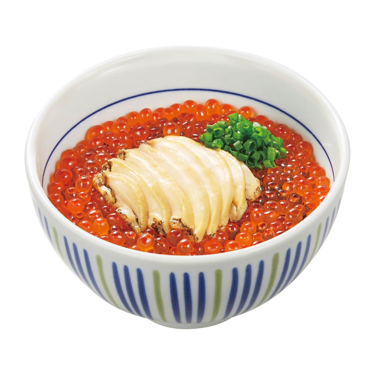 いくら・あわび丼