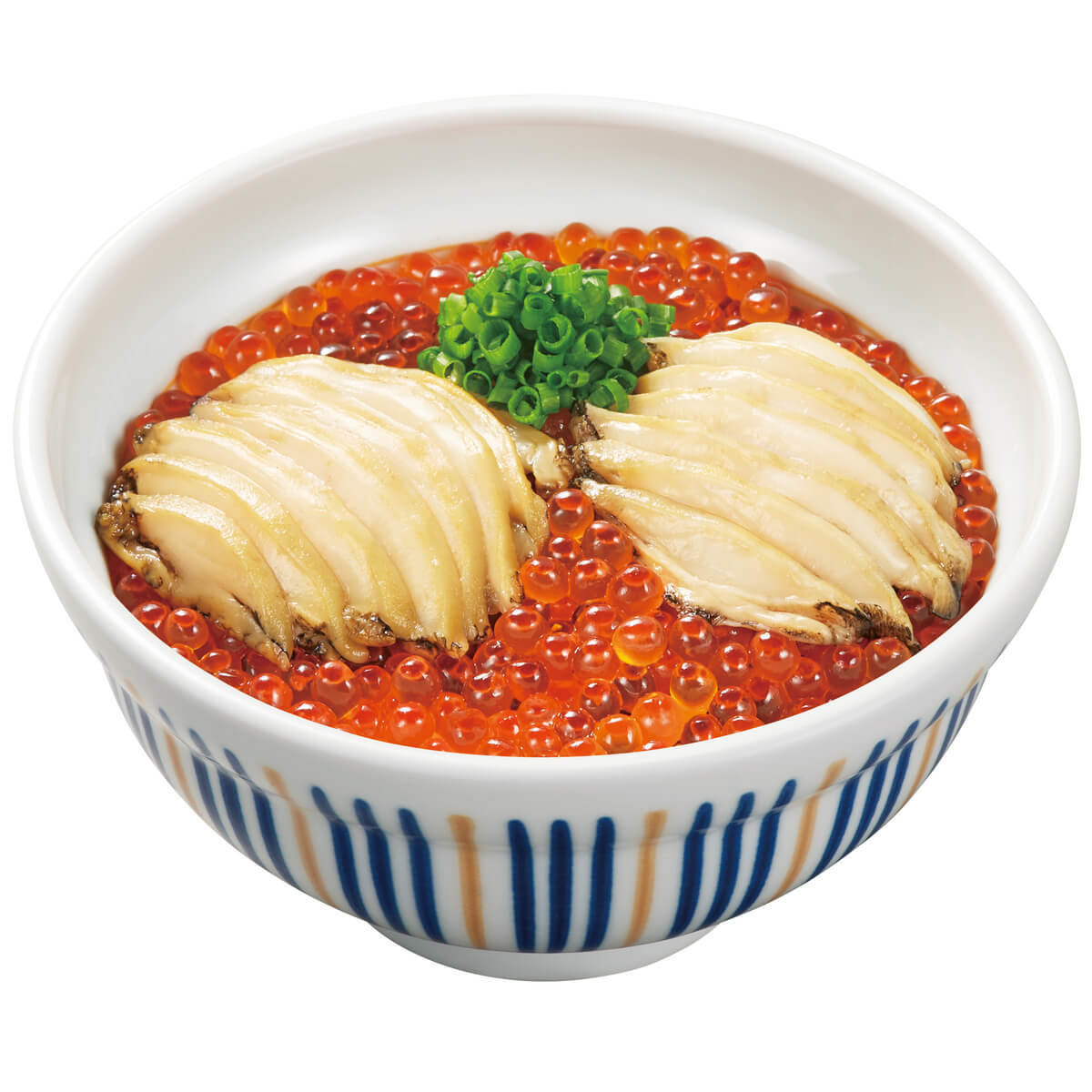 いくら・W あわび丼