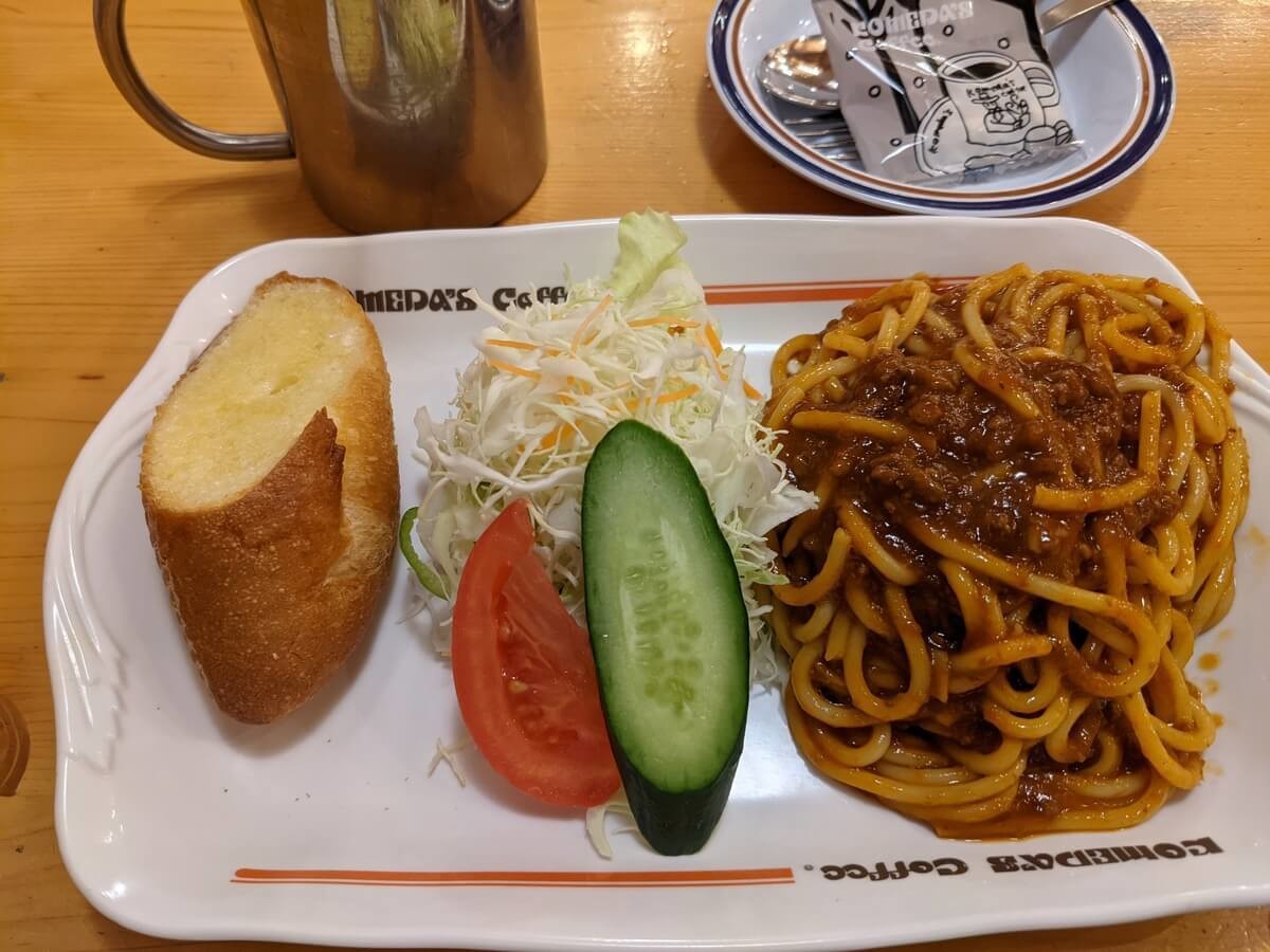 コメダのスパゲッティミートスパゲッティ