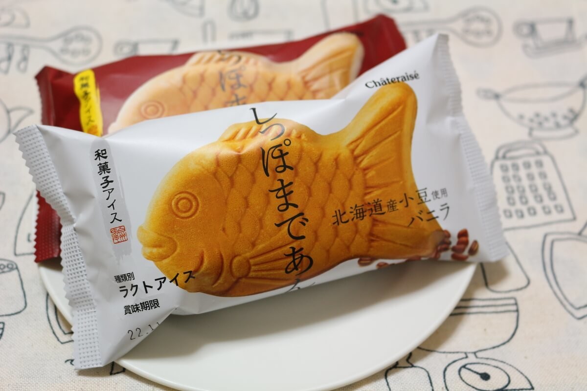 和菓子アイスたい焼き最中バニラしっぽまであん