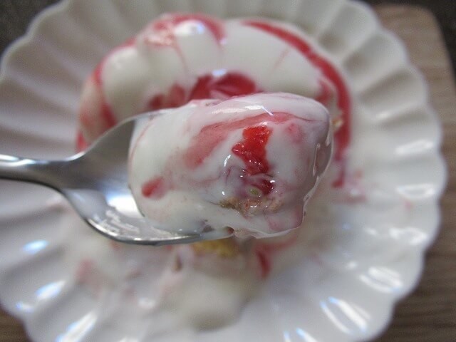 いちごのパンケーキ