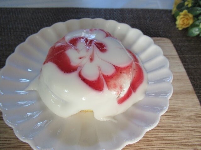 いちごのパンケーキ