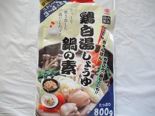 鶏白湯しょうゆ鍋の素