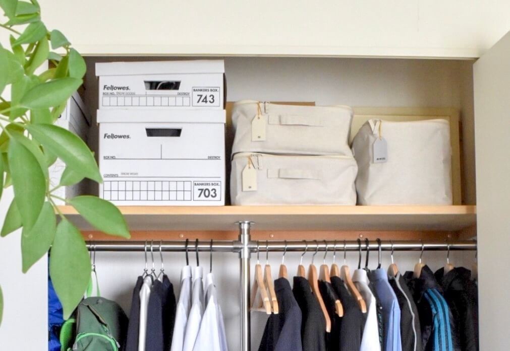 無印良品「ポリエステル綿麻混ソフトボックス」が値下げ！収納活用事例