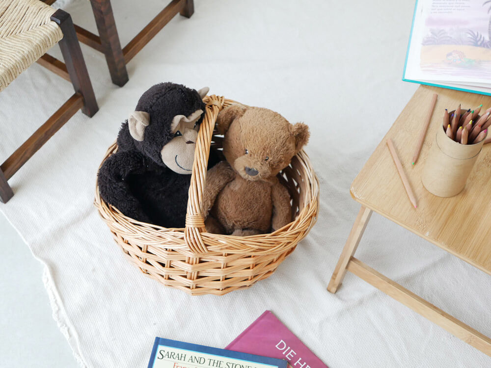 見た目がほっこり♪生活感がむしろオシャレに見える不思議なバスケット