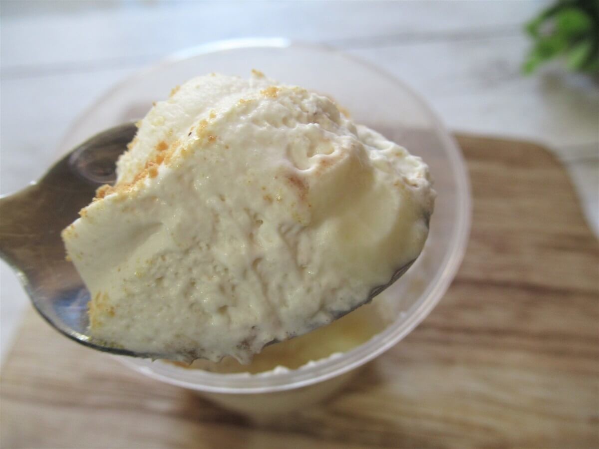 きな粉ホイップの牛乳ぷりん