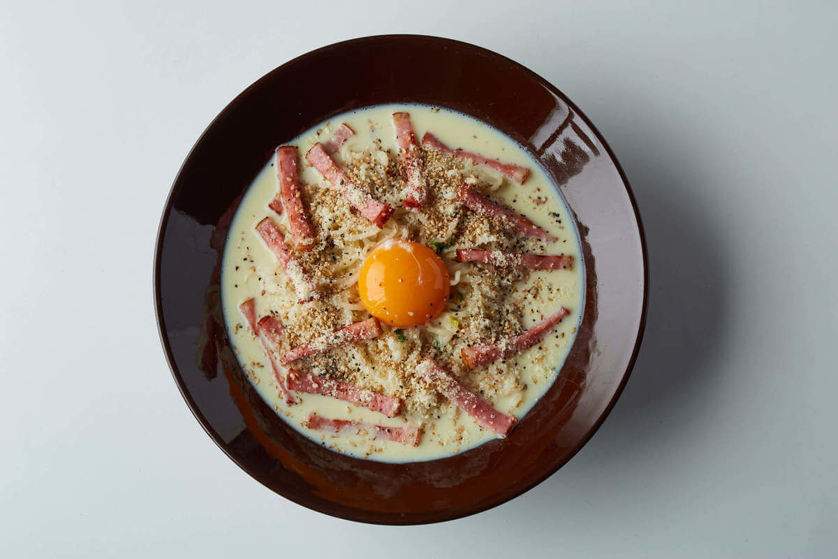 冷製カルボナーララーメン