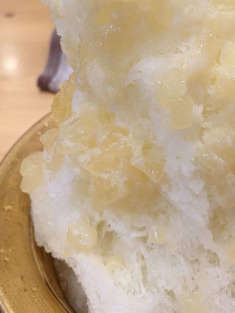 かき氷 ラ・フランス氷