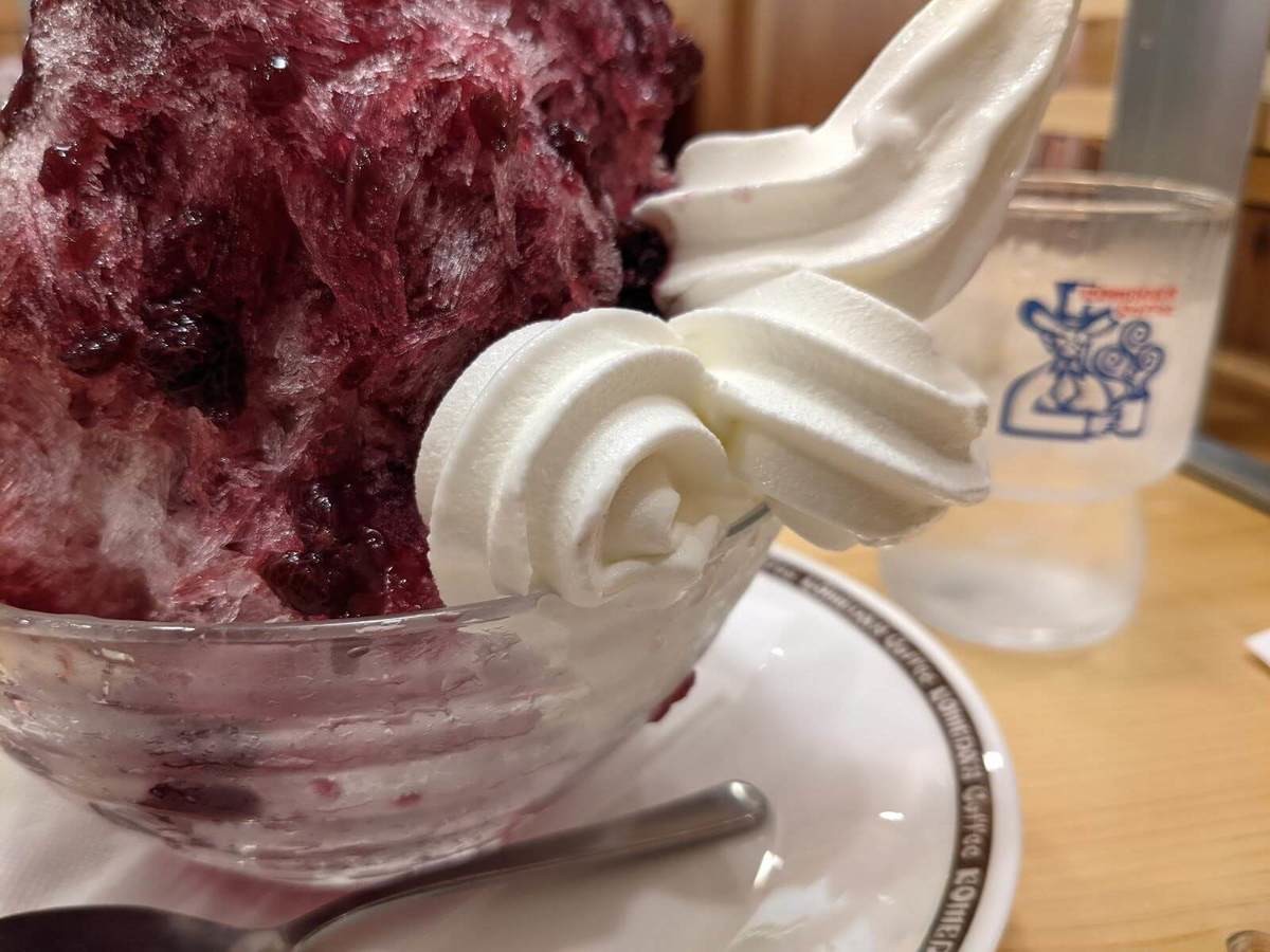かき氷 ぶどう氷
