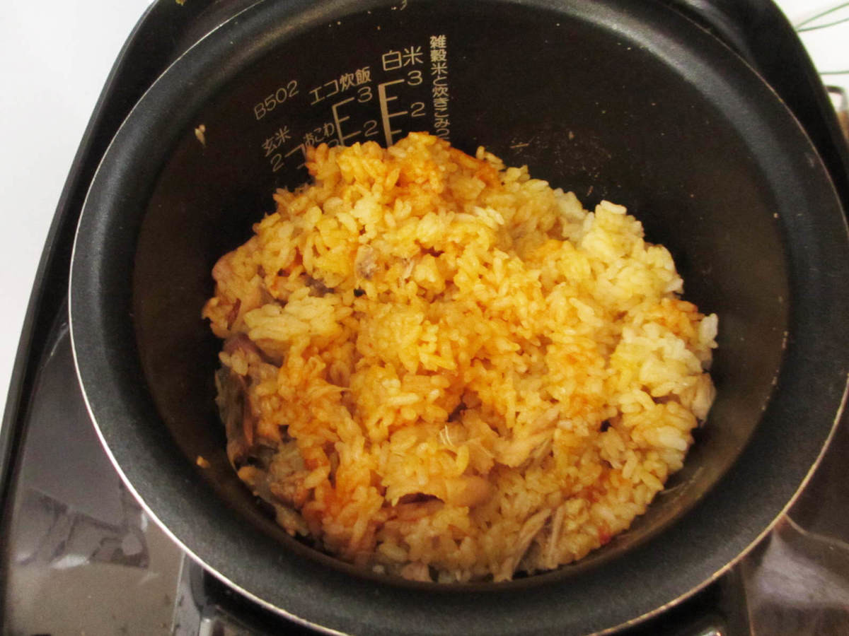 業務スーパーチキンのトマト煮