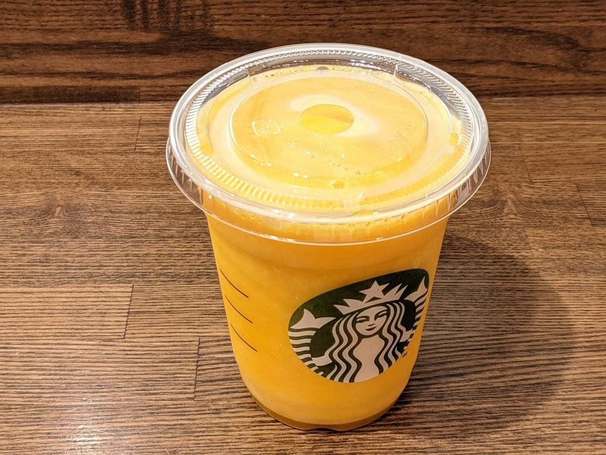 マンゴー パッション ティー フラペチーノ