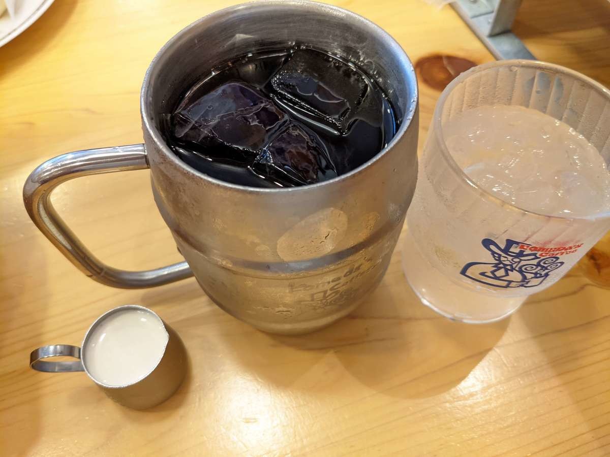 アイスコーヒーたっぷりサイズ