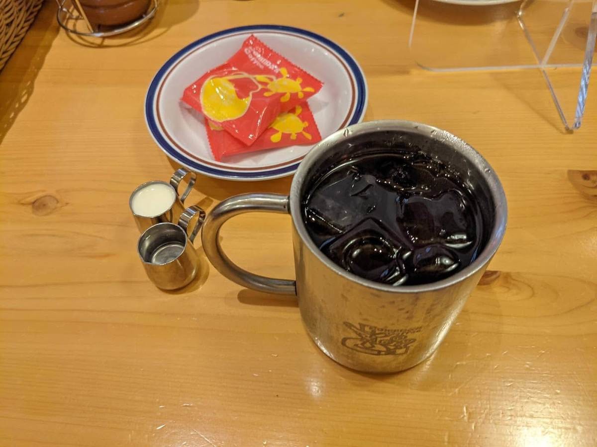 カフェインレスアイスコーヒー