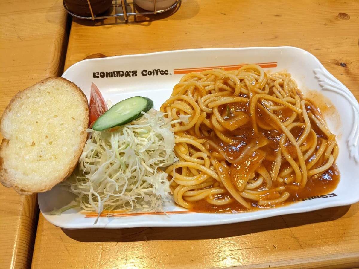 コメダのスパゲッティあんかけスパ