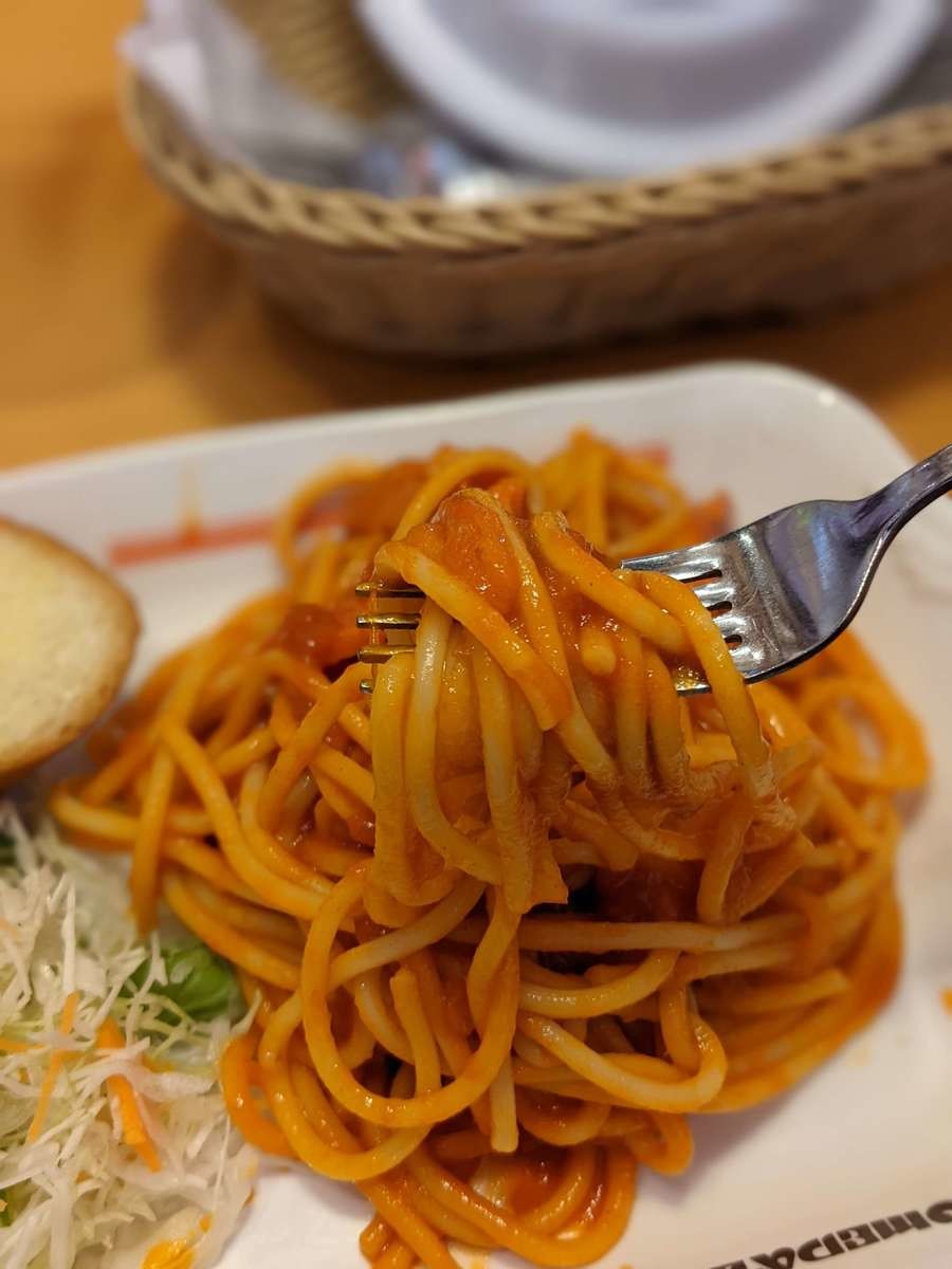 コメダのスパゲッティナポリタン