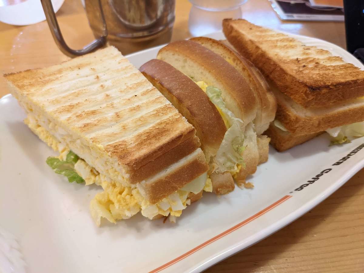 コメダ珈琲エッグ(玉子)トースト