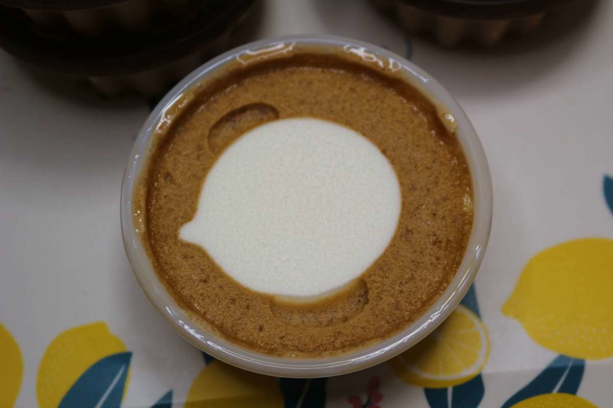 シャトレーゼミルクジェラートのコーヒーフロート