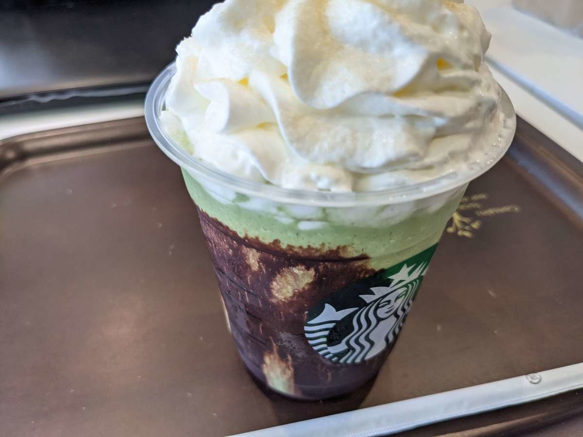 抹茶クリームフラペチーノ