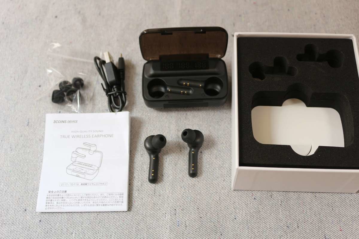スリーコインズ高音質ワイヤレスイヤホン