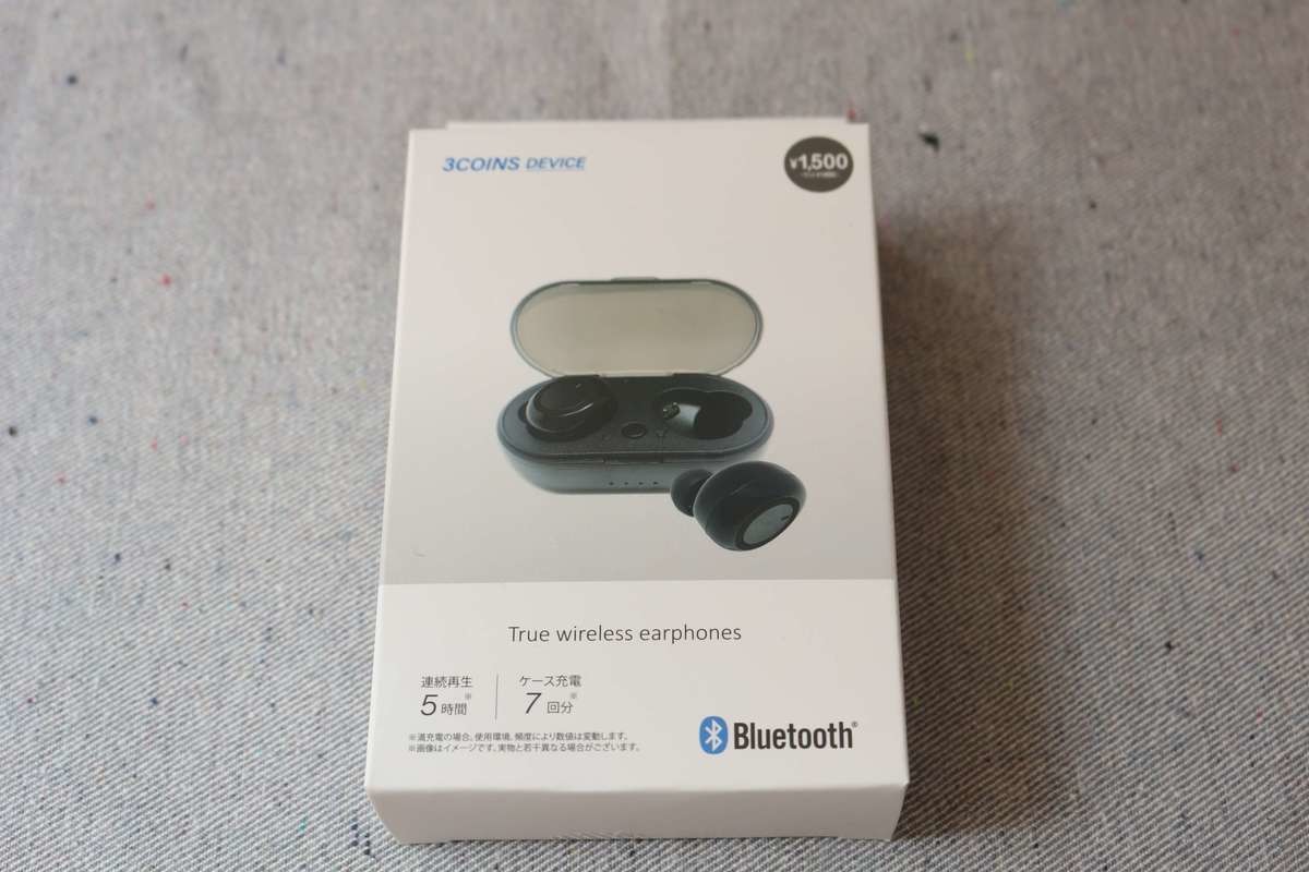 3COINS DEVICE ワイヤレスステレオイヤホン