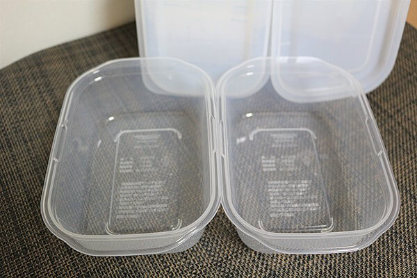 「とにかく洗いやすい保存容器」楽ちんパック400ml×2個組