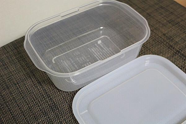 「とにかく洗いやすい保存容器」楽ちんパック850ml