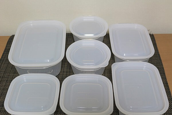 セリア「とにかく洗いやすい保存容器」