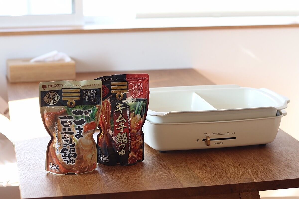 BRUNO「ホットプレート」4人家族ならグランデサイズがおススメ！鍋つゆ