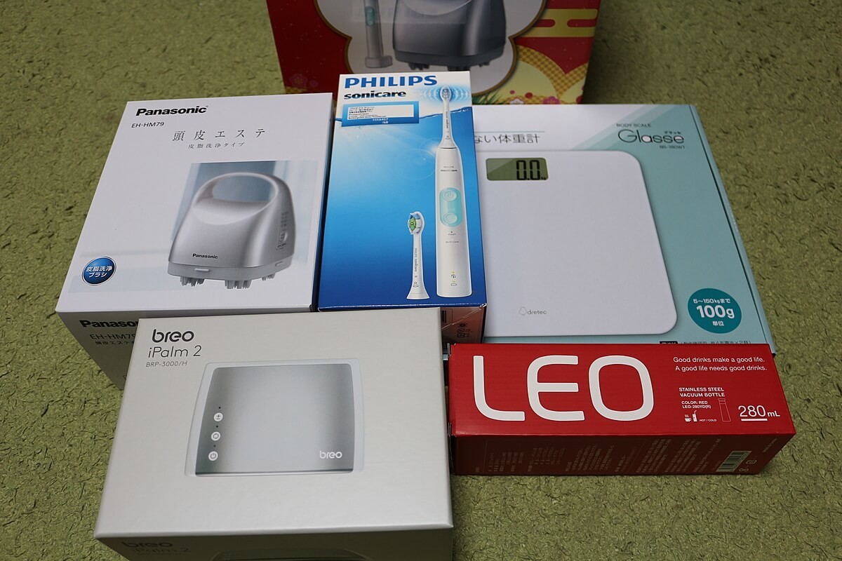 ヨドバシカメラ夢のお年玉箱2020「エステ家電の夢」の中身大公開！5点