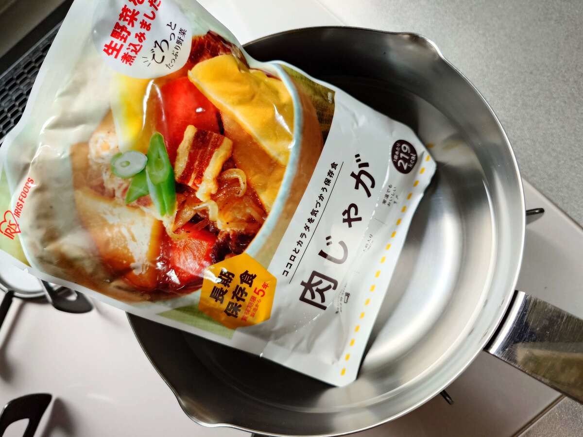 アイリスフーズ「具だくさん防災食備蓄用セット7袋入」開封してみた