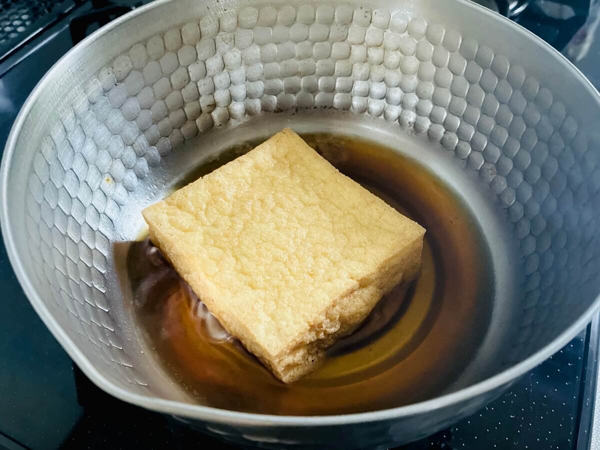 栗原はるみさん「厚揚げの甘辛煮」のレシピ