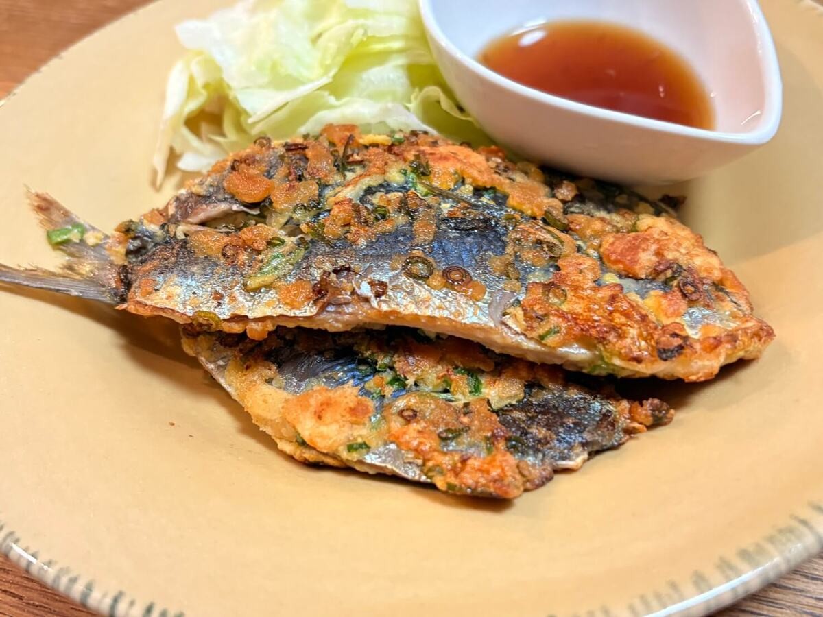 いわしのカリカリ焼き