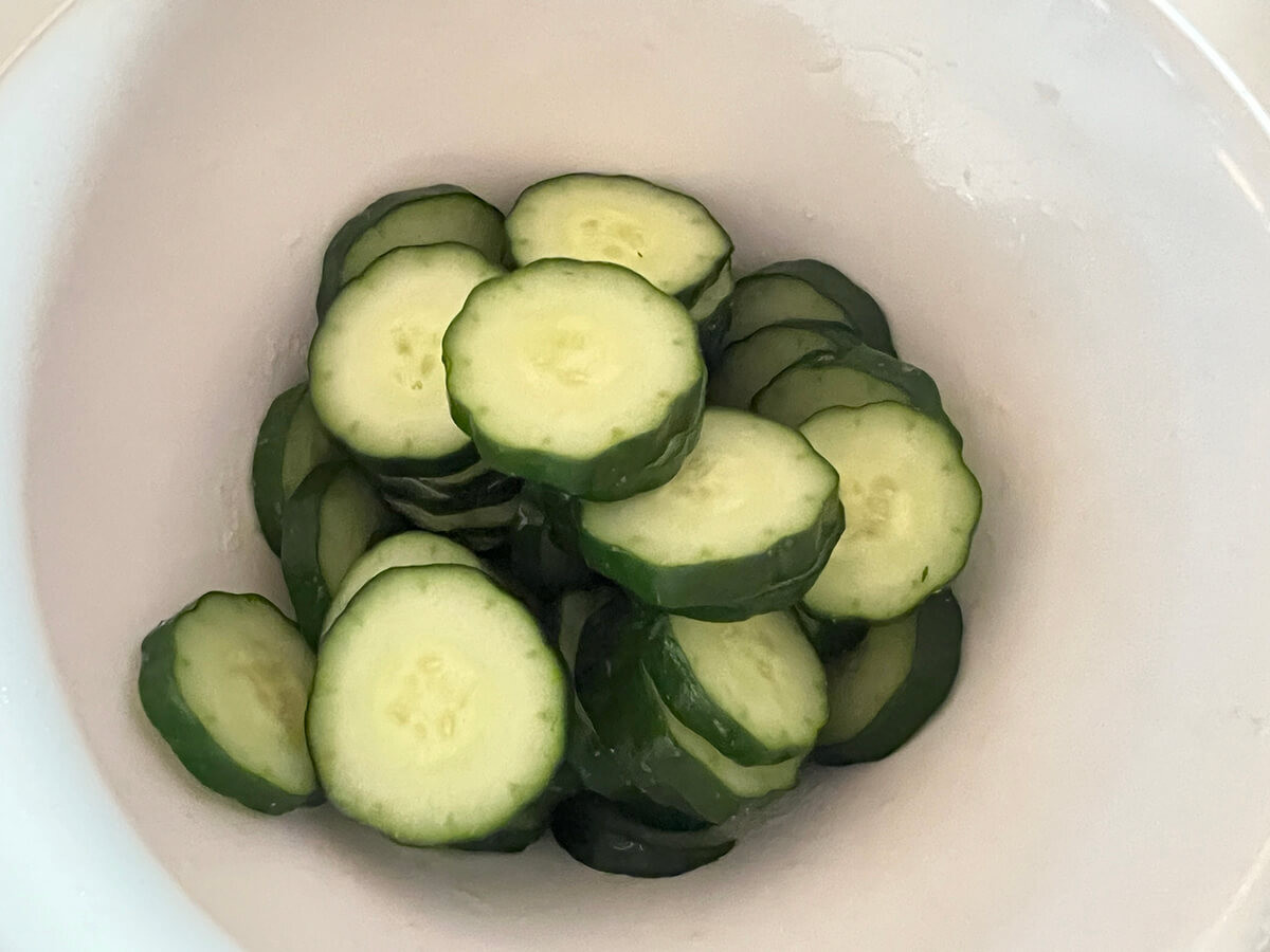 薬味たっぷり豆腐冷や汁