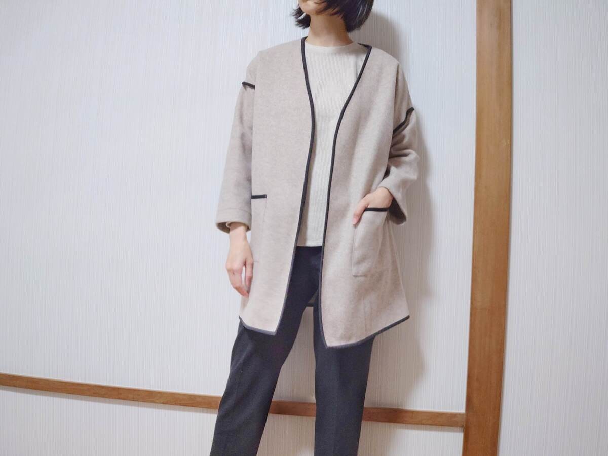 「ユニクロ冬服」カーディガン&シャツ