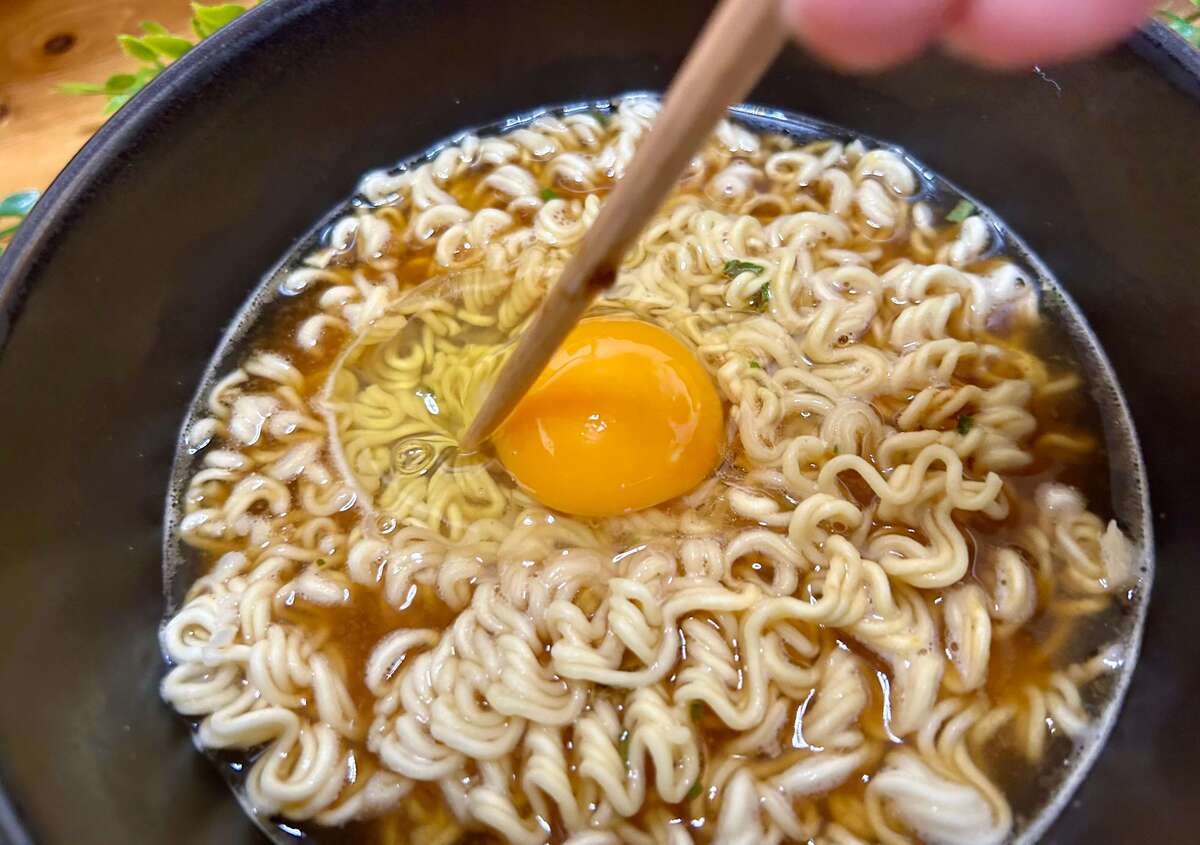 レンジで作れるインスタントラーメン