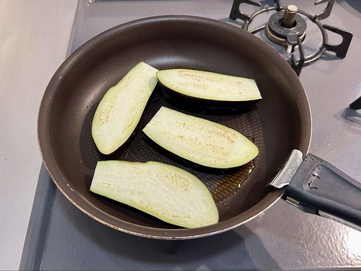 なすのさっぱり焼きびたし