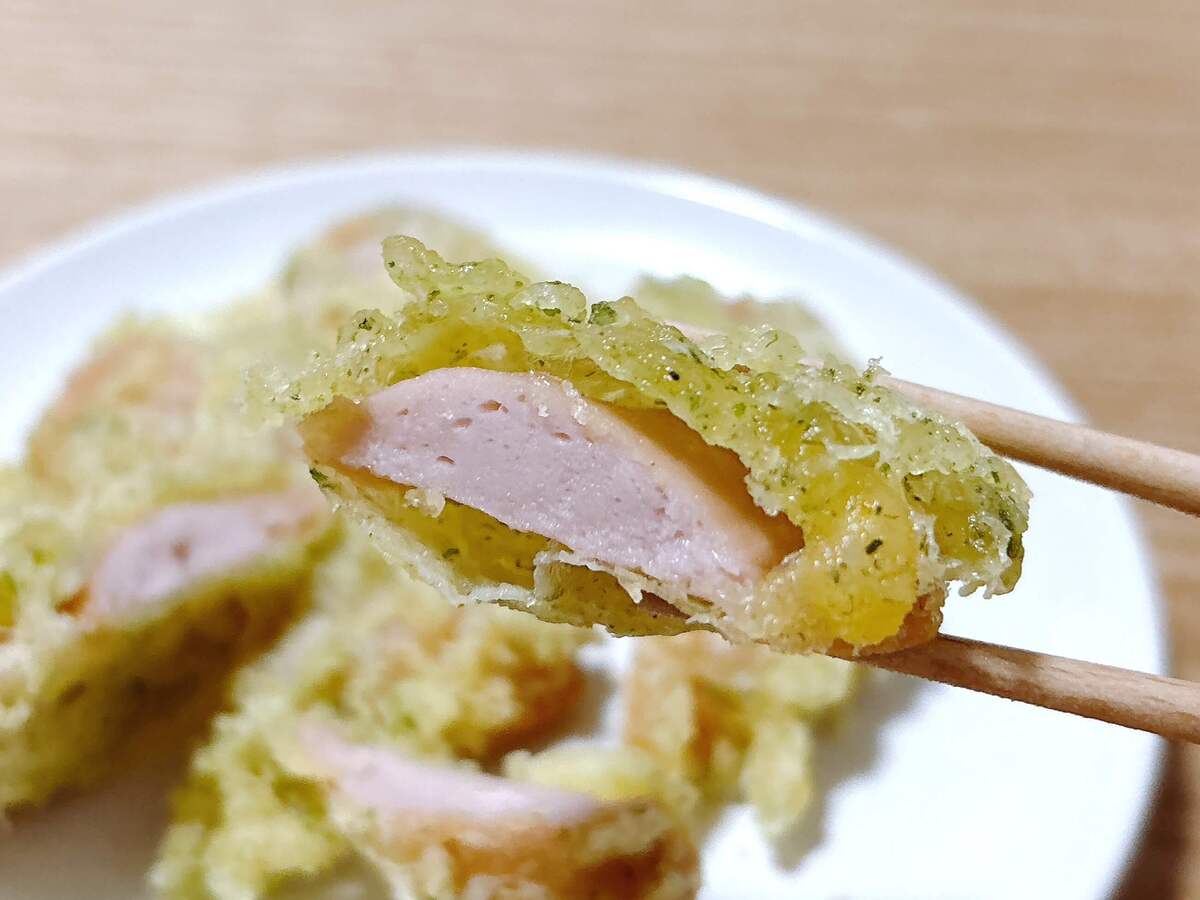 ニッスイ公式「おさかなのソーセージの磯辺揚げ」