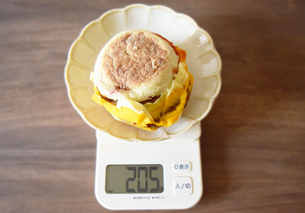 マクドナルド朝マックのマフィン