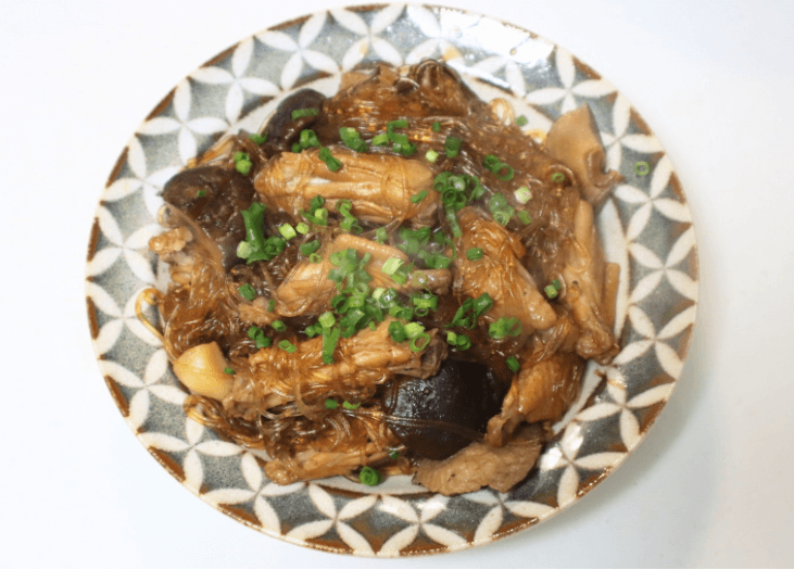 DAIGOも台所「干ししいたけと春雨の煮込み」