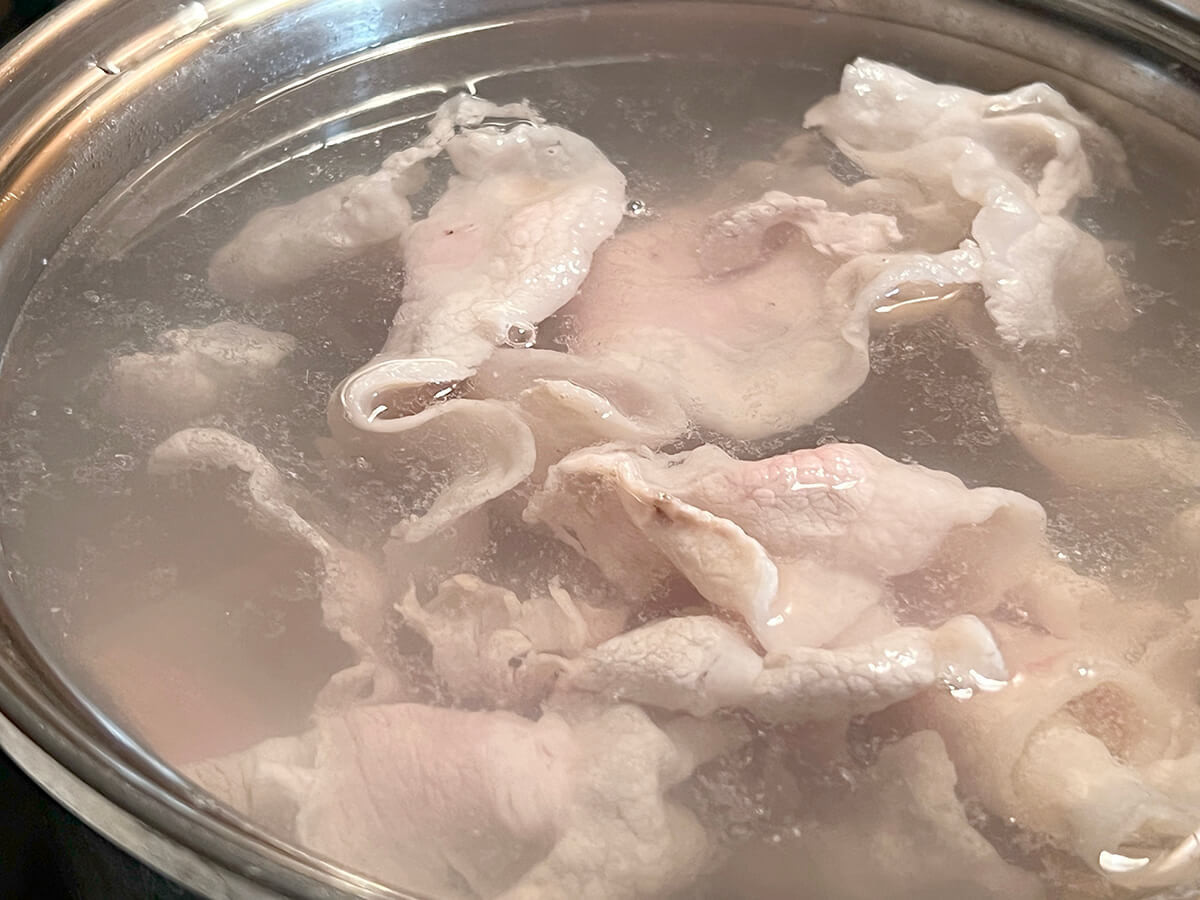 和田明日香さん「セリの豚キムあえ」