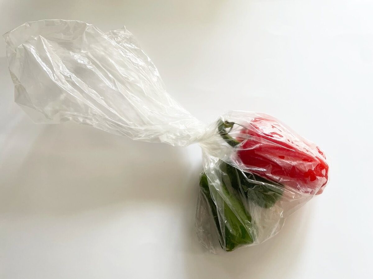 無印良品の「野菜や果物の鮮度を保つポリエチレン袋」