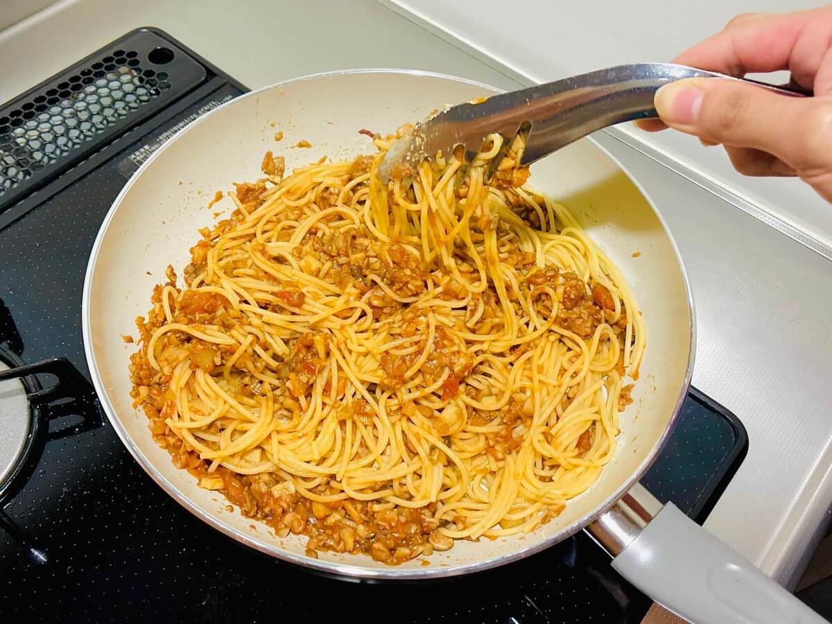 パパイズムさん「きのこで作るミートじゃないソース」