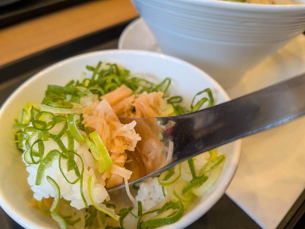 「松軒中華食堂」のモーニング