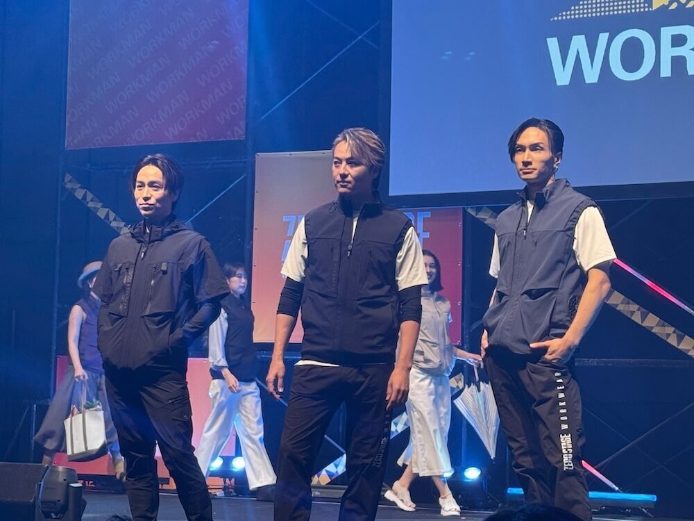 EXILEのお三方も登場！【ワークマン】「ZERO‐STAGE」初の電動ファン