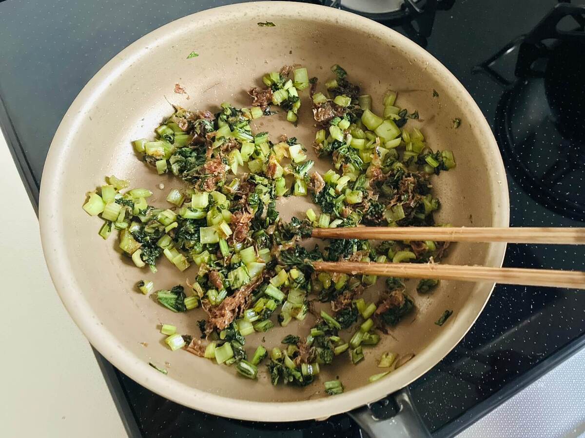 「小松菜と鰹節のふりかけ」