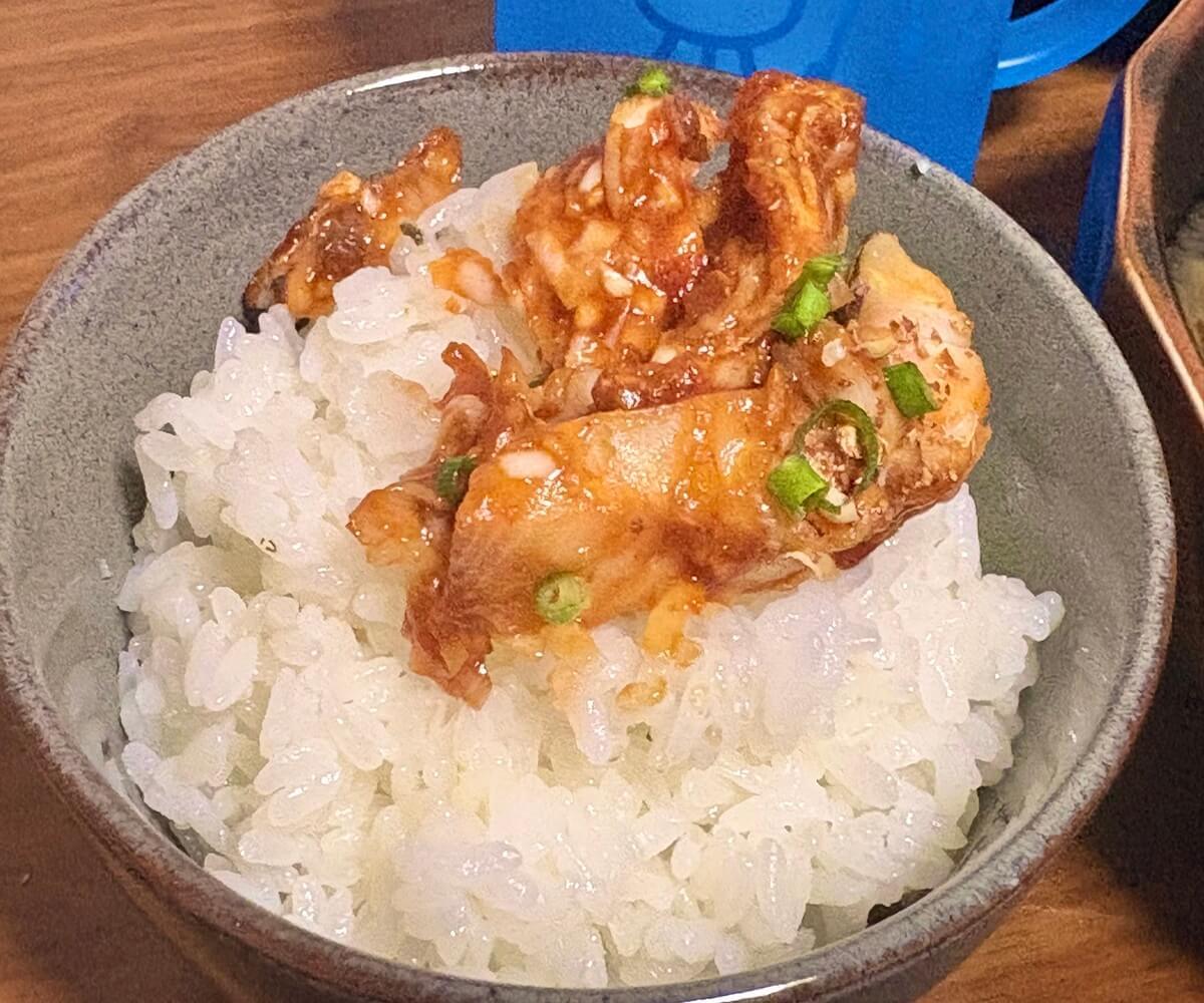 アジと油揚げの香味蒸し