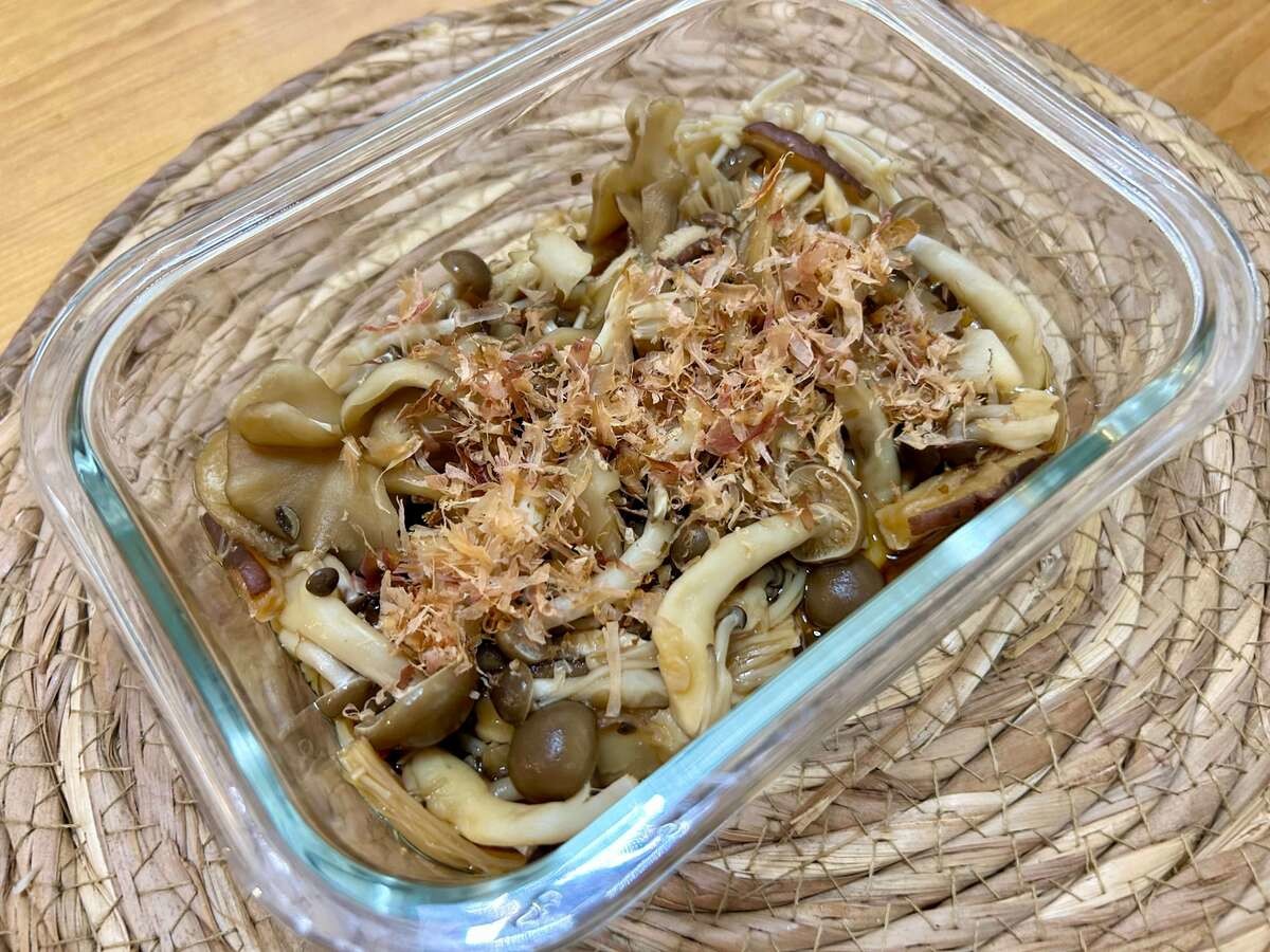 レンチン蒸しきのこ