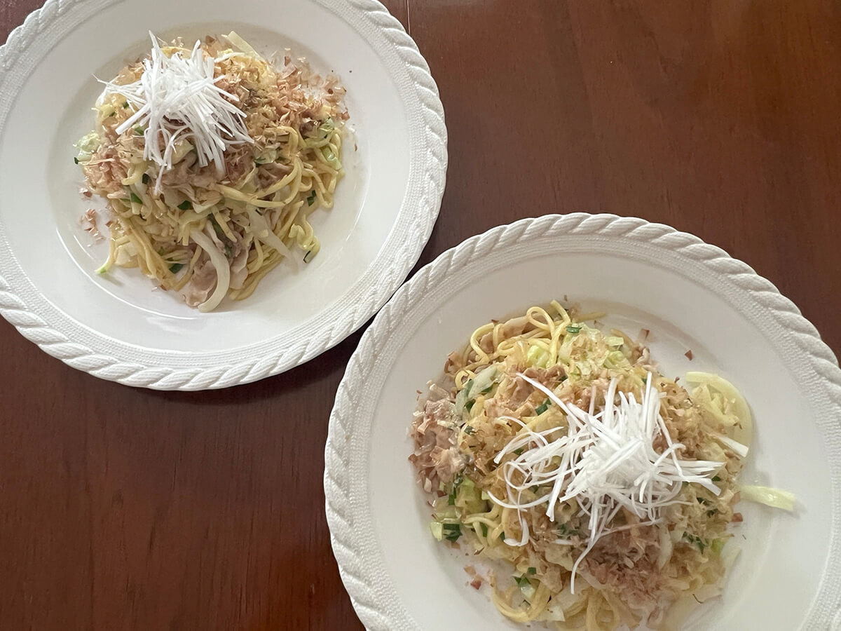和田明日香さん「出汁を効かせた焼きそば」のレシピ